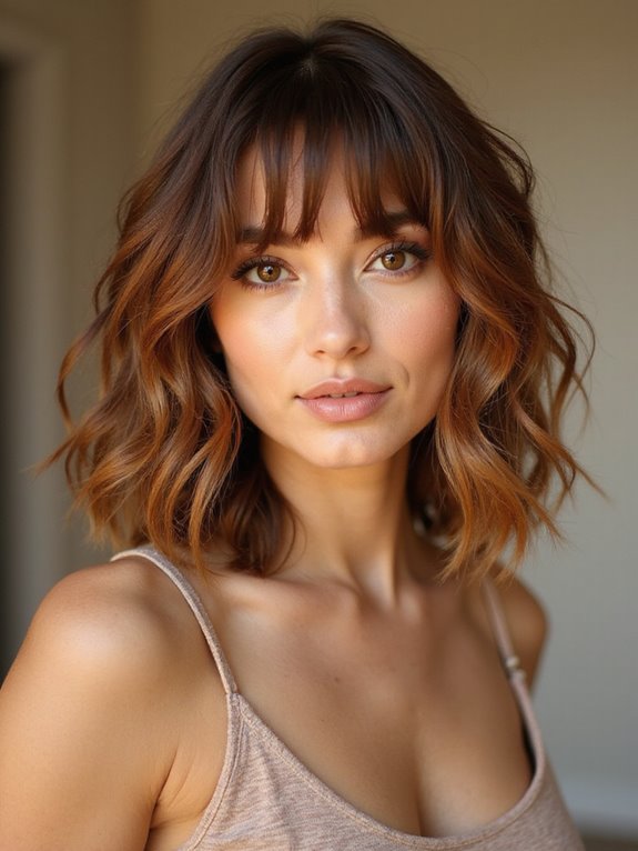 layered choppy intentionally undone bedhead