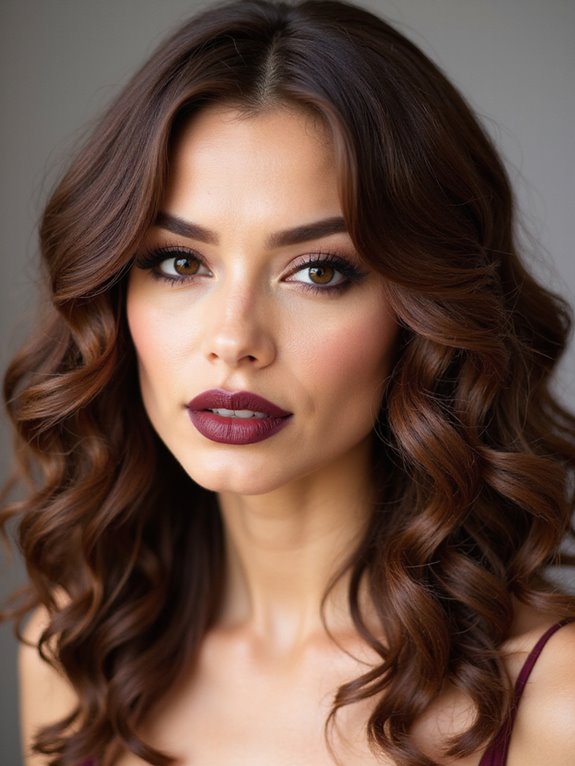 medium length curly hairstyles