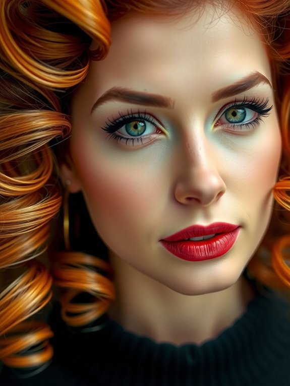 quick simple curly hairstyles