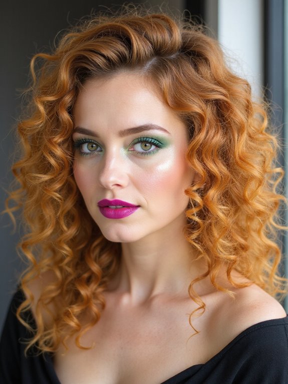 quick stylish messy curly updos