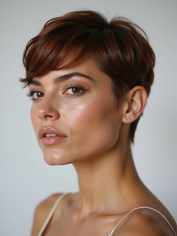 sculpted high shine cropped precision
