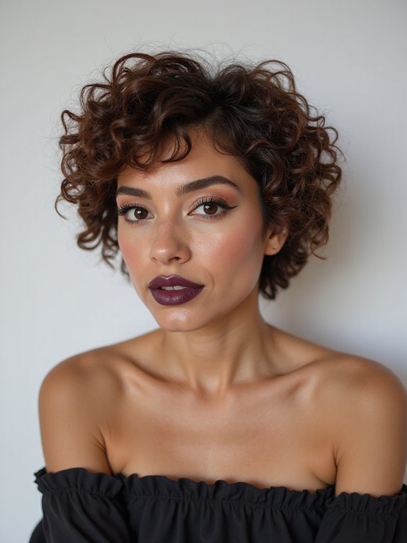 short curly pixie styles