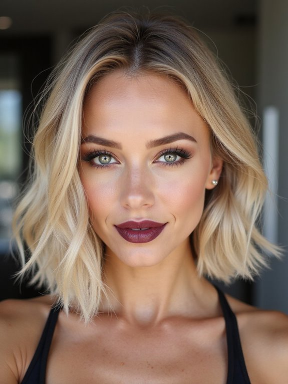 shoulder length volumizing bob