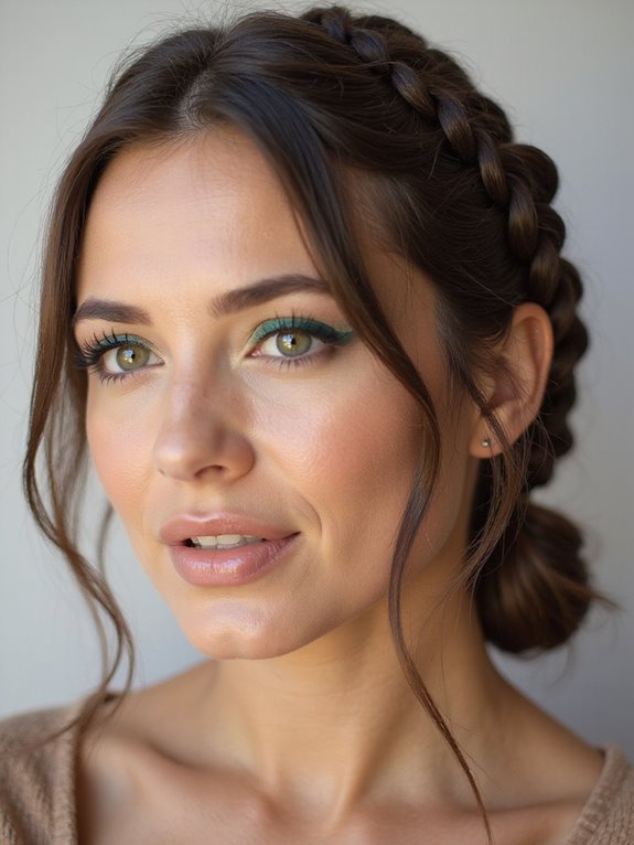 sleek dutch braid workout