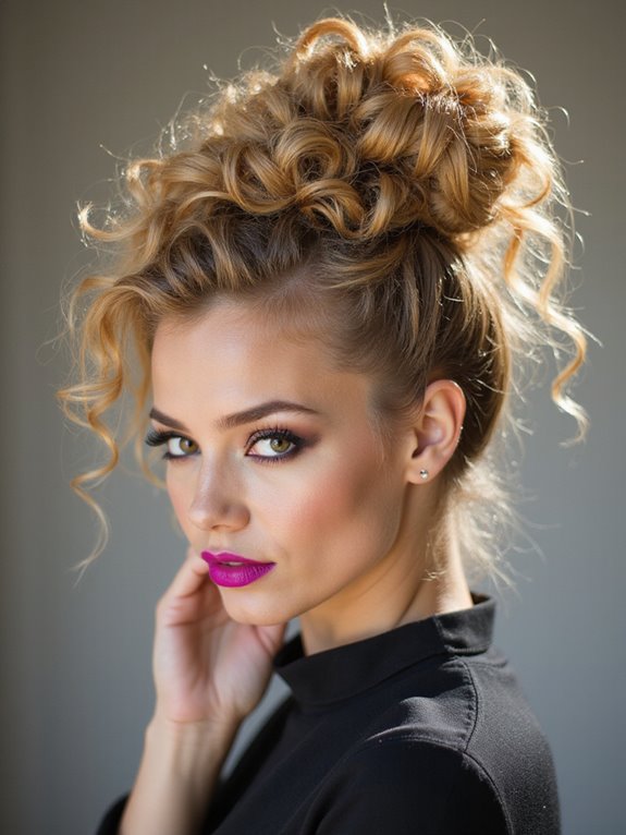 sleek high bun frizz control