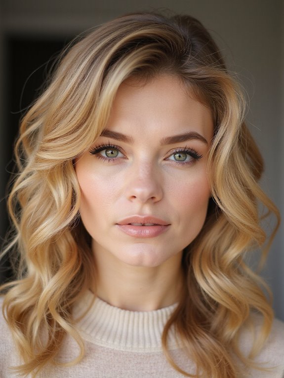 soft charming versatile curly fringe