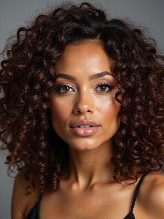 voluminous bold curly weave