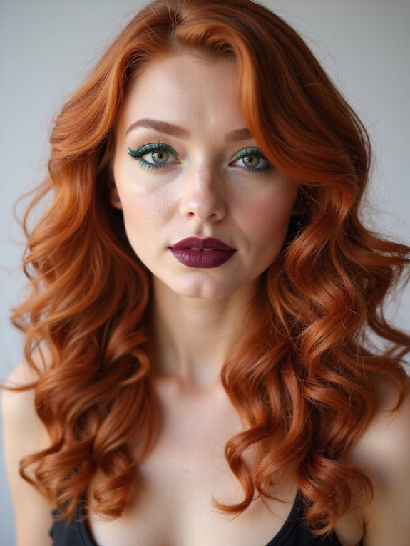 voluminous curls with diffuser