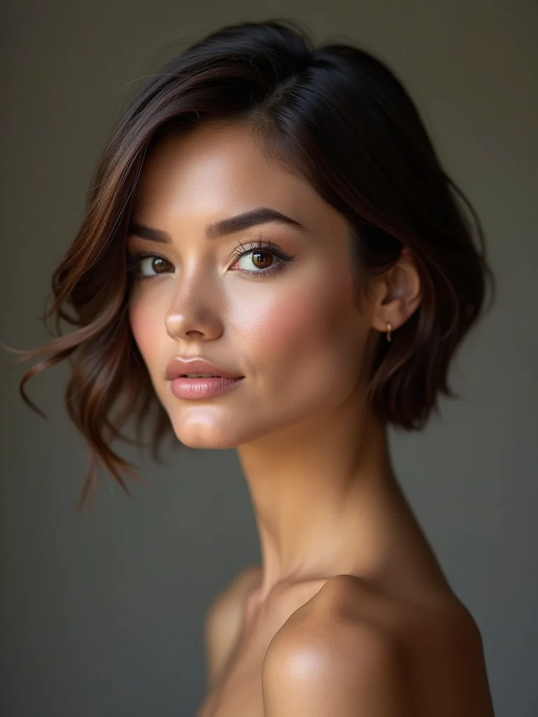 formal short hairstyle red carpet