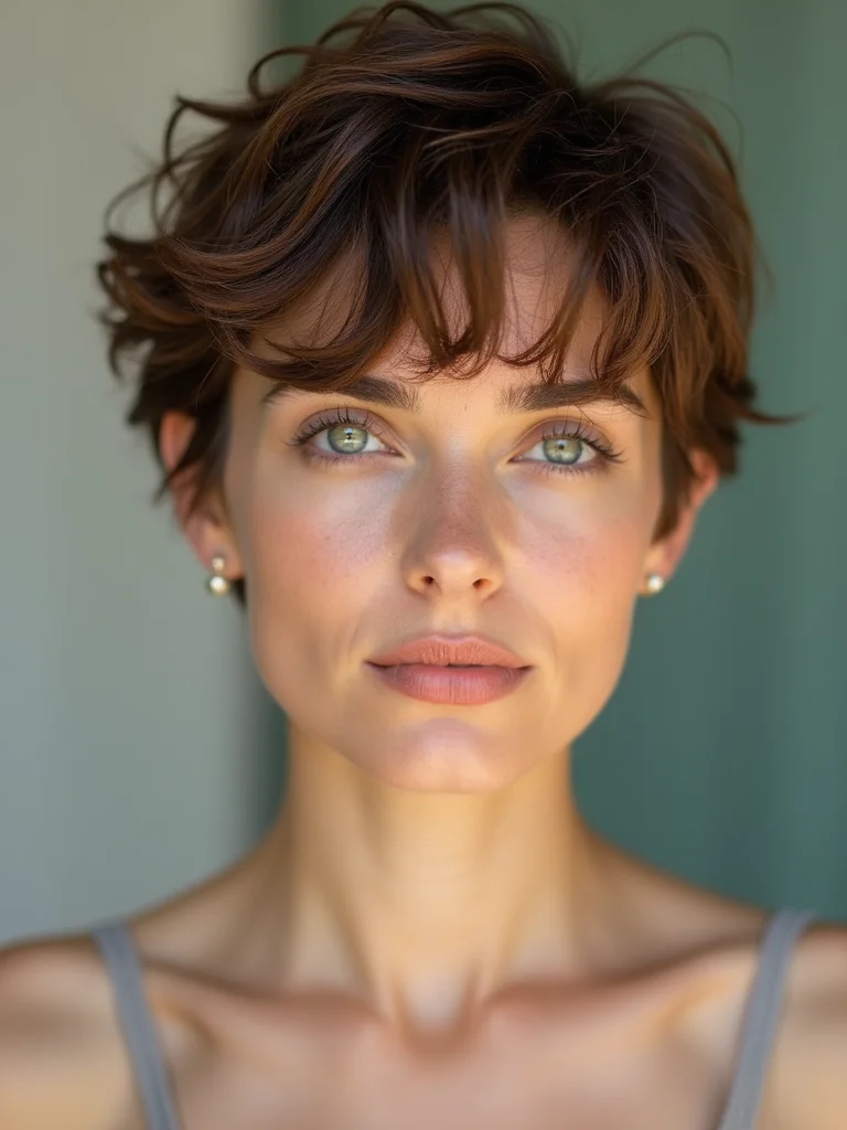 simple short hairstyle everyday